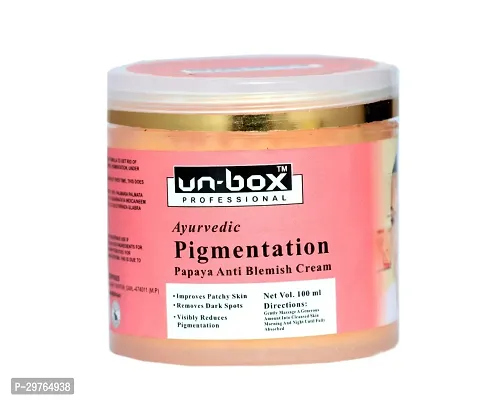 Unbox Nuskhe Papaya Tan Removal Anti Pigmentation , Skin Whitening Cream , 100 Gm