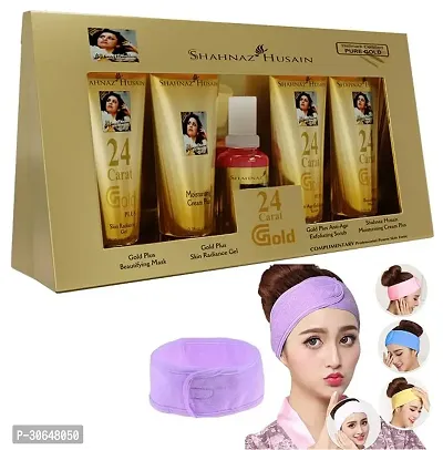 Professional Shahnaz Husain Gold Facial Kit with Facial Band-thumb0