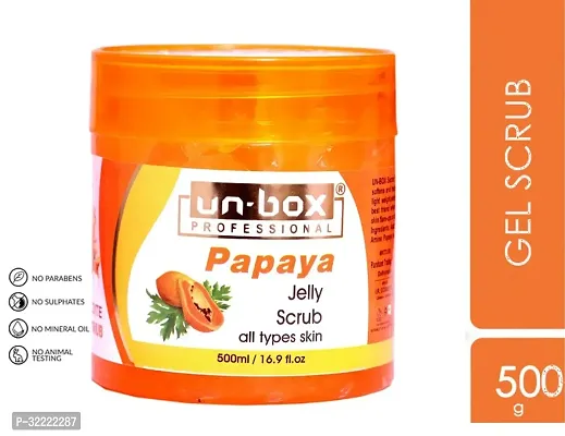 Natural Skin Care Papaya Jelly Scrub 500 Ml-thumb2