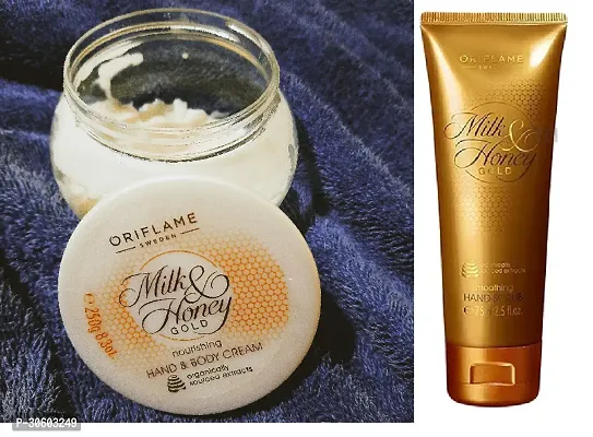 Milk and Honey Gold Cream and Sugar Scrub Combo-thumb0