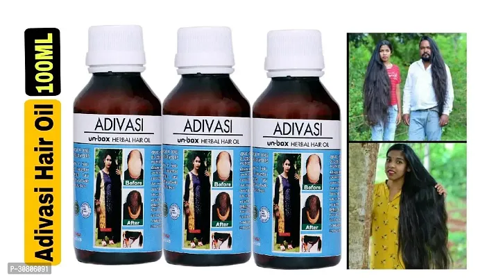 Adivasi Hair Oil -  3 Pack , 300 Ml-thumb0