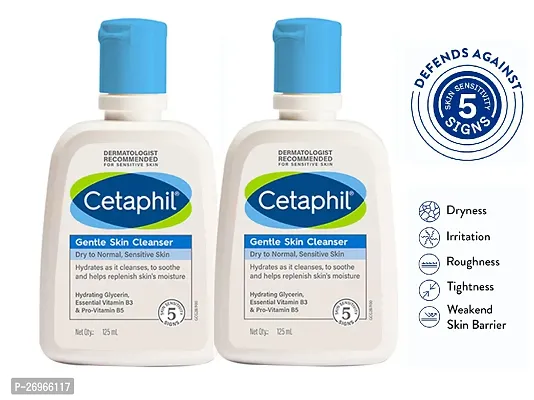 Cetaphil Gentle Skin Cleanser , 125 ml(2 PACK)-thumb0