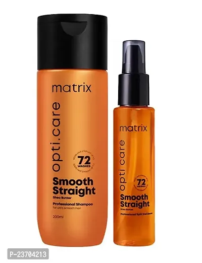 Matrix Opti.Care 3-Step Regime, Up To 4 Days Frizz Control, Shampoo + Serum