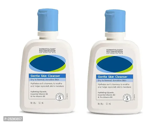 Face Wash Gentle Skin Cleanser for Dry to Normal, Sensitive Skin, 125 ml pack of 2-thumb0