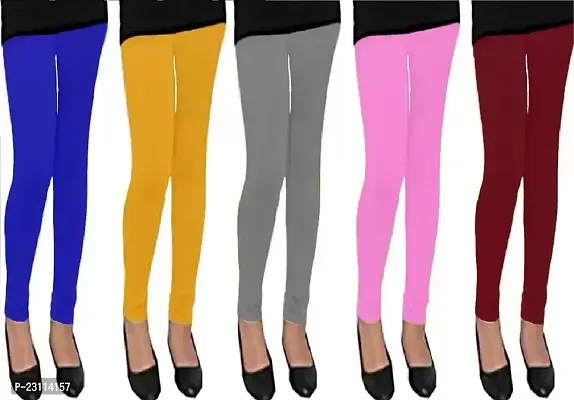 cotton Legging for Girls (Pack of 5)-thumb0