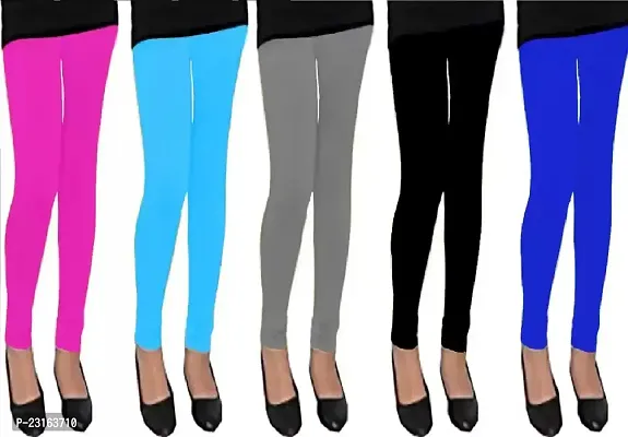 Cotton Legging for Girls (Pack of 5)