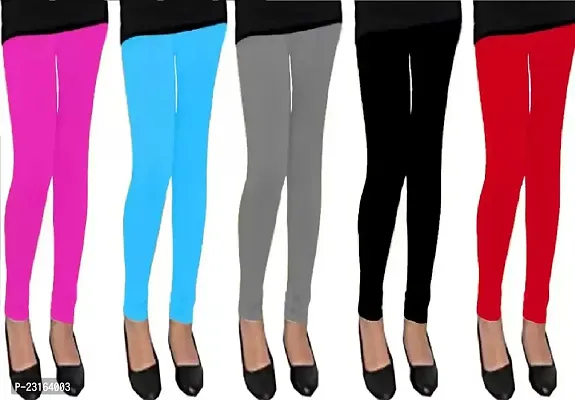 Cotton Legging for Girls (Pack of 5)