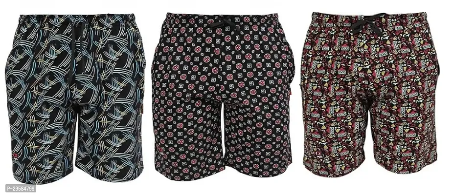 Cotton Shorts For Boys Pack of 3-thumb0