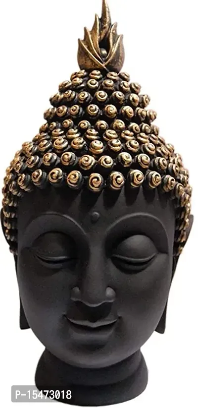 Adorable and Very Attractive Polyresin Buddha Head Idol-thumb0