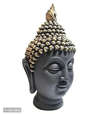 Adorable and Very Attractive Polyresin Buddha Head Idol-thumb2