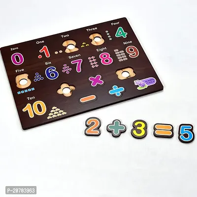 Number Puzzles Toys for Kids, Educational Learning Math Number Puzzle for Lerning Numbers-thumb0