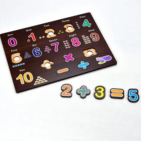 Number Puzzles Toys for Kids, Educational Learning Math Number Puzzle for Lerning Numbers