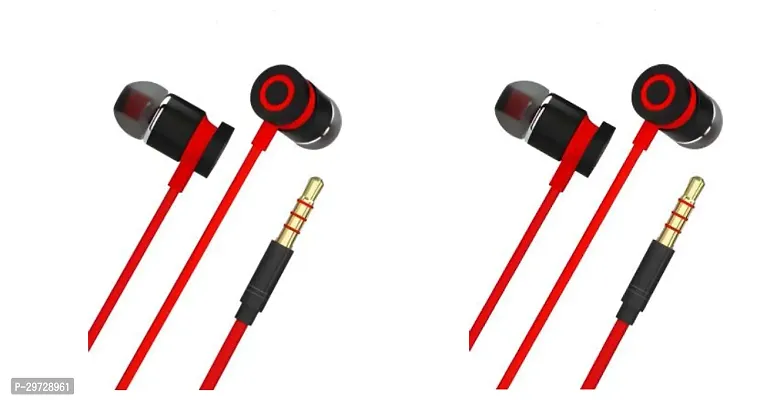 Easy to use and comfortable  Wired - 3.5 MM Single PinHeadsets Pack of 2-thumb0