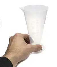 KAMBOJ TRADERS Combo Pack Set of 3 Polypropylene Measuring Beaker (25ml / 50ml / 125ml)-thumb4