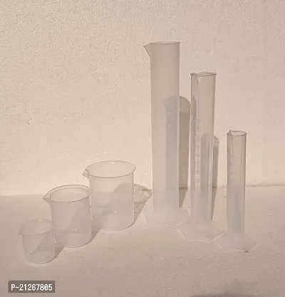 Beaker 100ml, 250ml, 500ml  Measuring Cylinder - 100ml, 250ml, 500ml. (Polypropylene)-thumb4