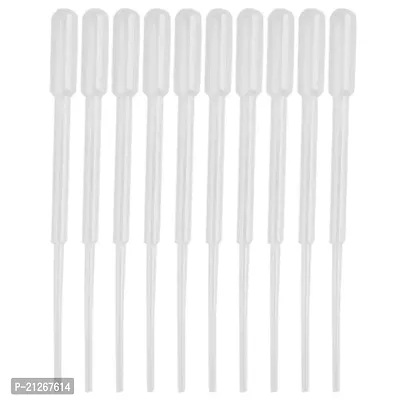 Generic KT52SW 3ml Transfer Graduated Pipettes Graduated 0.5ml Plastic Dropper, Ink Filler, Transfer Tube (Pack of 50)-thumb0