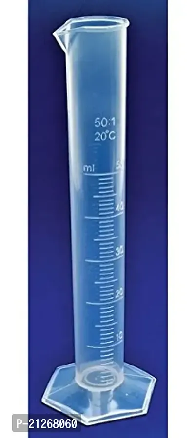 WKM Measuring Cylinder 50ml Pack of 12 Polypropylene