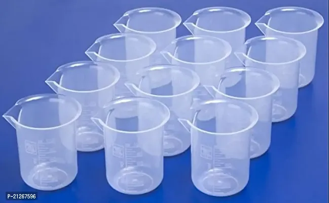 WKM Beaker 100ml Pack of 12 Polypropylene