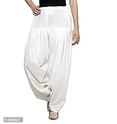Classic Cotton Solid Salwars for Women-thumb0