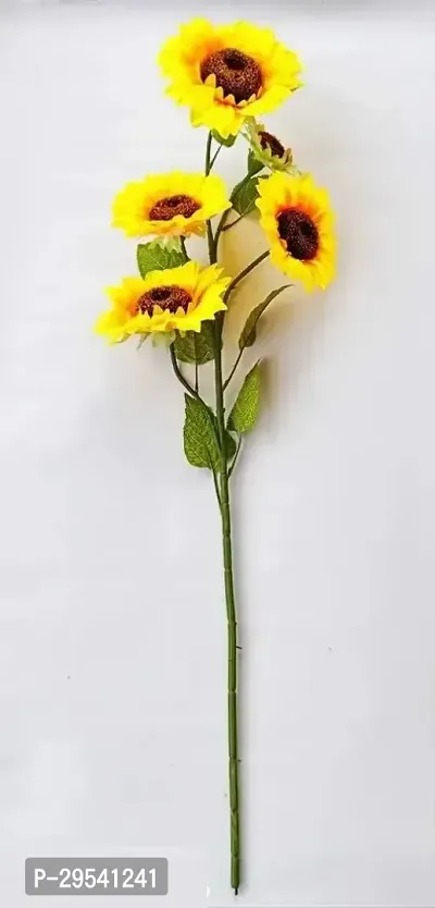 Big Sunflower Stick Artificial Flower 40 INCHES  5 Flowers piece of 2-thumb0