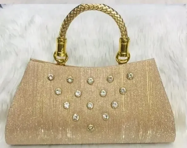 Chain Clutches for Wedding Bridal Latest Fancy Hand Purse for Women