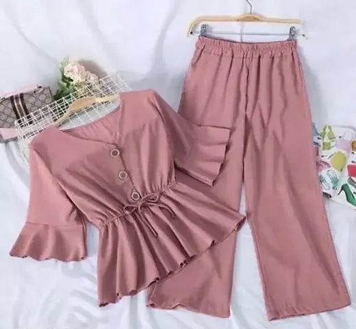 Trendy Stylish Top and Bottom Set For Women