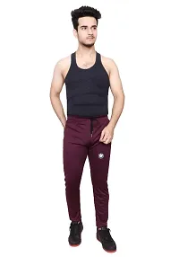 Classic Polyester Solid Track Pant for Men-thumb2