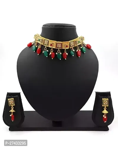 Beautiful Multicoloured Alloy Jewellery Set For Women