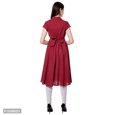 SANU FASHION Women's Cotton A-Line Kurta-thumb4