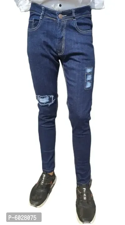 Trendy Stylish Denim High-Rise Jeans for Men-thumb0