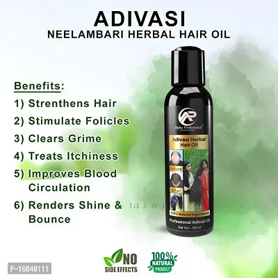 Alpha Professional Adivasi Herbal Hair Oil For Hair Growth Hair Fall Control Hair Care Hair Oil-thumb2