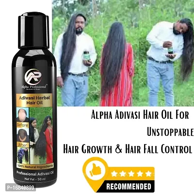 Alpha Professional Adivasi Herbal Hair Oil For Hair Growth  Hair Fall Control