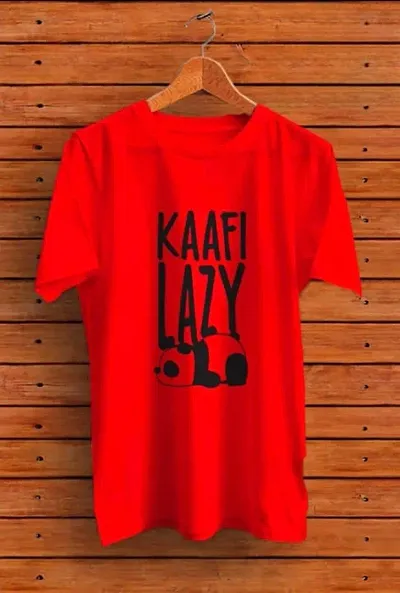 CSK Store Kaafi Lazy Design Round Neck for Men