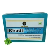 Khadi Ayurvedic Lemon  Mint Soap pack of 4-thumb1