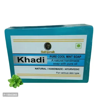 Khadi Ayurvedic Lemon  Mint Soap pack of 4-thumb2