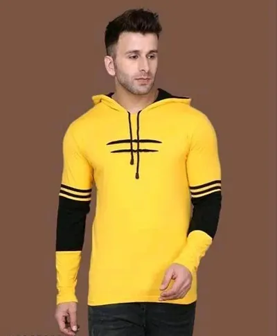 Reliable Solid Hooded Tees For Men