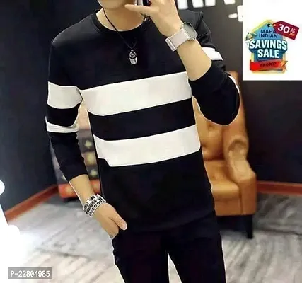 Reliable Multicoloured Cotton Solid Round Neck Tees For Men