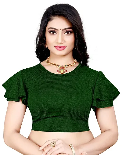 Glamorous Lycra Stretchable Blouses