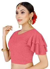 Round Neck With Frill Blouse For Woman-thumb1