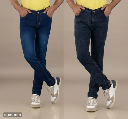2 piece premium quality straight fit jeans pant combo pack offers Rs.1799  Size 30 to 36 Mr perfect men's wear Budhlada Contact 9877785902 Delivery  charge extra | 2 piece premium quality straight