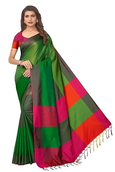 Attractive cotton silk sarees 