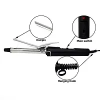 471 Professional Hair Curler Iron Rod Brush Styler with Machine Stick and Roller for Women , Black-thumb1