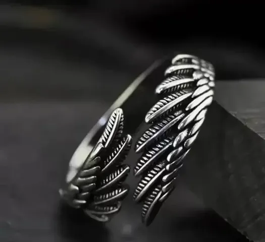 Wings Feather Cuff Thumb Finger Ring