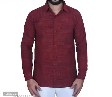 Trendy Cotton Blend Casual Shirt For Men-thumb0