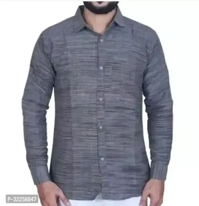 Stylish Cotton Blend Casual Shirt for Men-thumb0