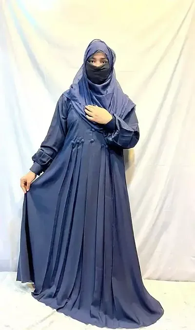 Trending Cotton Blend Abaya Burkha For Women