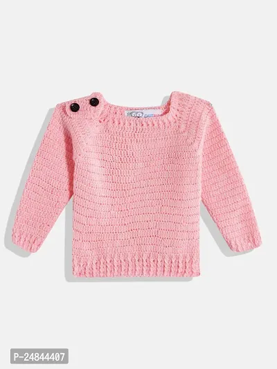 Stylish Pink Wool Sweaters For Girl