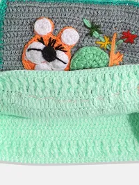 Stylish Green Wool Sweaters For Girl-thumb2