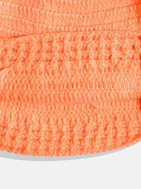 Stylish Peach Wool Sweaters For Girl-thumb3