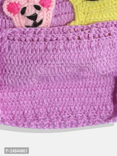 Stylish Purple Wool Sweaters For Girl-thumb2